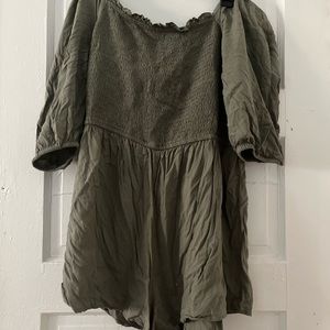 Sage Green Romper JumpSuit